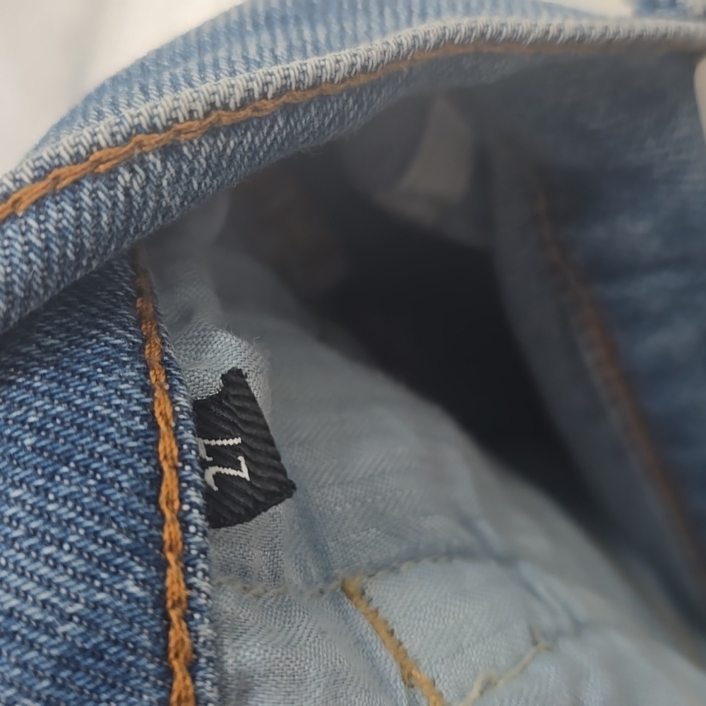 7 For All Mankind Luxe Vintage Light Blue Flare Jeans - Picture 6 of 9